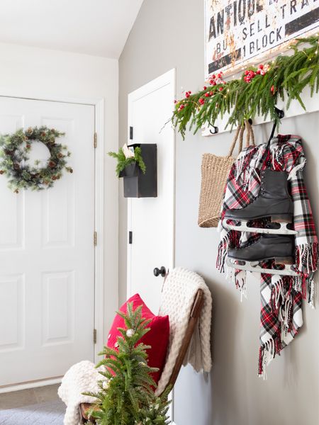 Cottage Style Red and White Christmas Entry 

#LTKhome #LTKHoliday #LTKSeasonal
