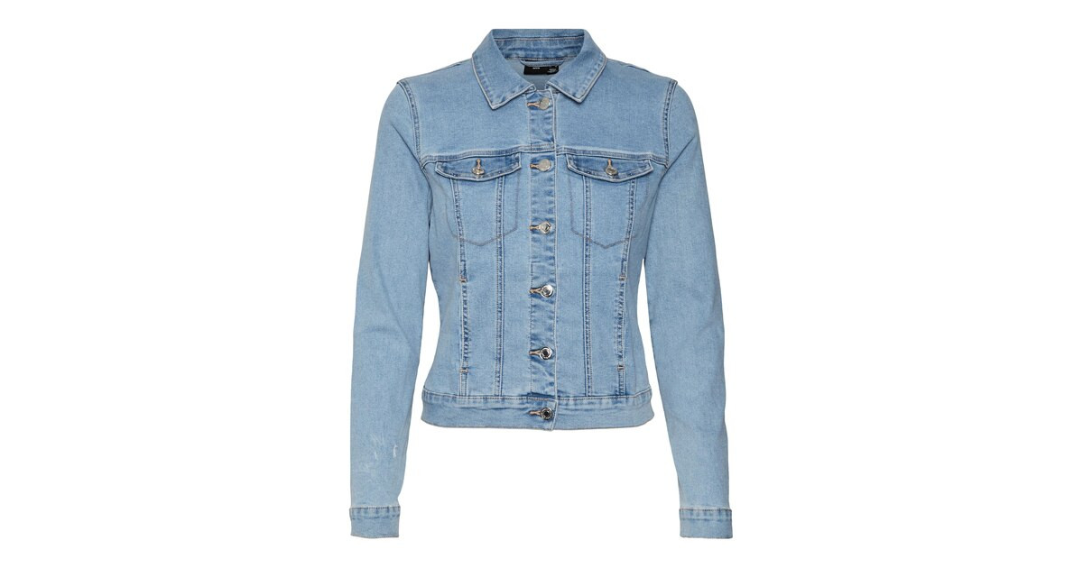 VERO MODA Tussenjas 'Luna' in Blauw Denim | ABOUT YOU | ABOUT YOU NL