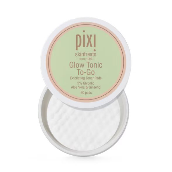 Pixi By Petra Glow Tonic To-Go Exfoliating Toner Pads - 60ct/3.8oz | Target