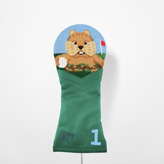 Smathers &amp; Branson Needlepoint Golf Driver Cover | Mark and Graham