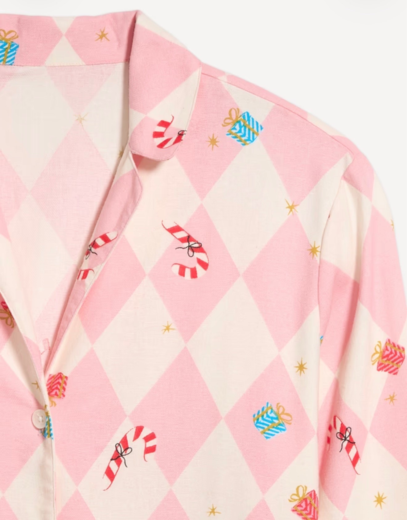 holiday pjs! pink pjs!!