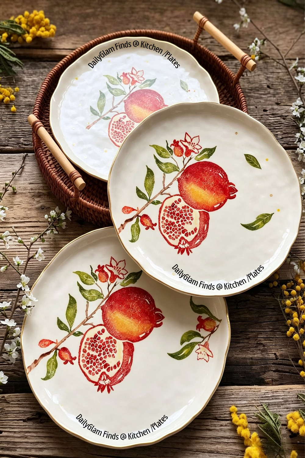 Rustic Pomegranate Print Plates | Warm Farmhouse Table Decor

#PomegranateDecor #FarmhouseTable #HandPaintedPlates #RusticTablescape #FallDinnerware #TableSettingIdeas #CeramicDinnerware #NeutralTable #HomeEntertaining #KitchenDecor 

 #LTKHome