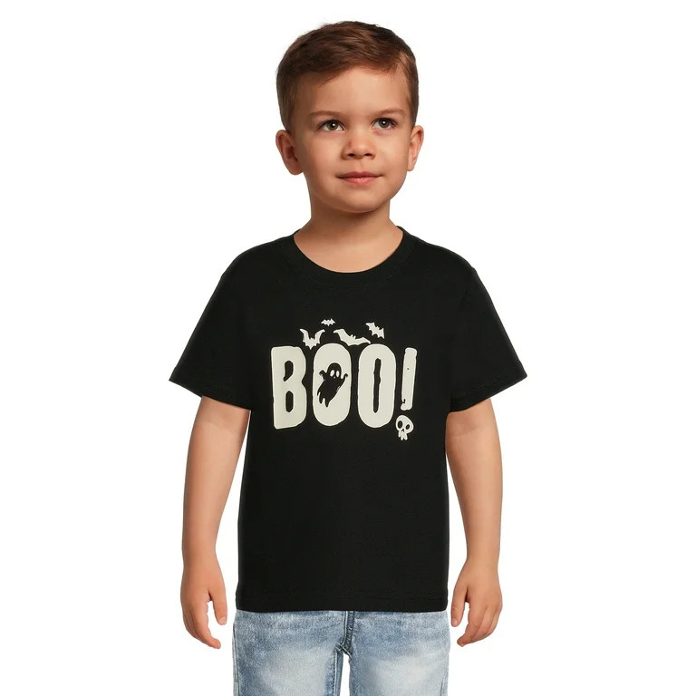 Wonder Nation Toddler Unisex Halloween T-Shirt, Sizes 12M-5T | Walmart (US)