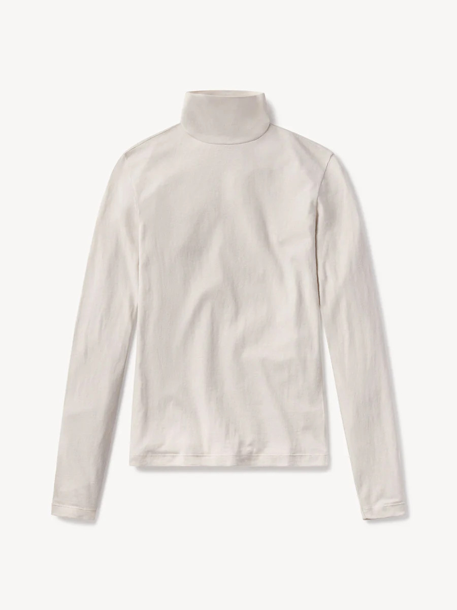 Wicker Cloud Jersey Turtleneck | Buck Mason