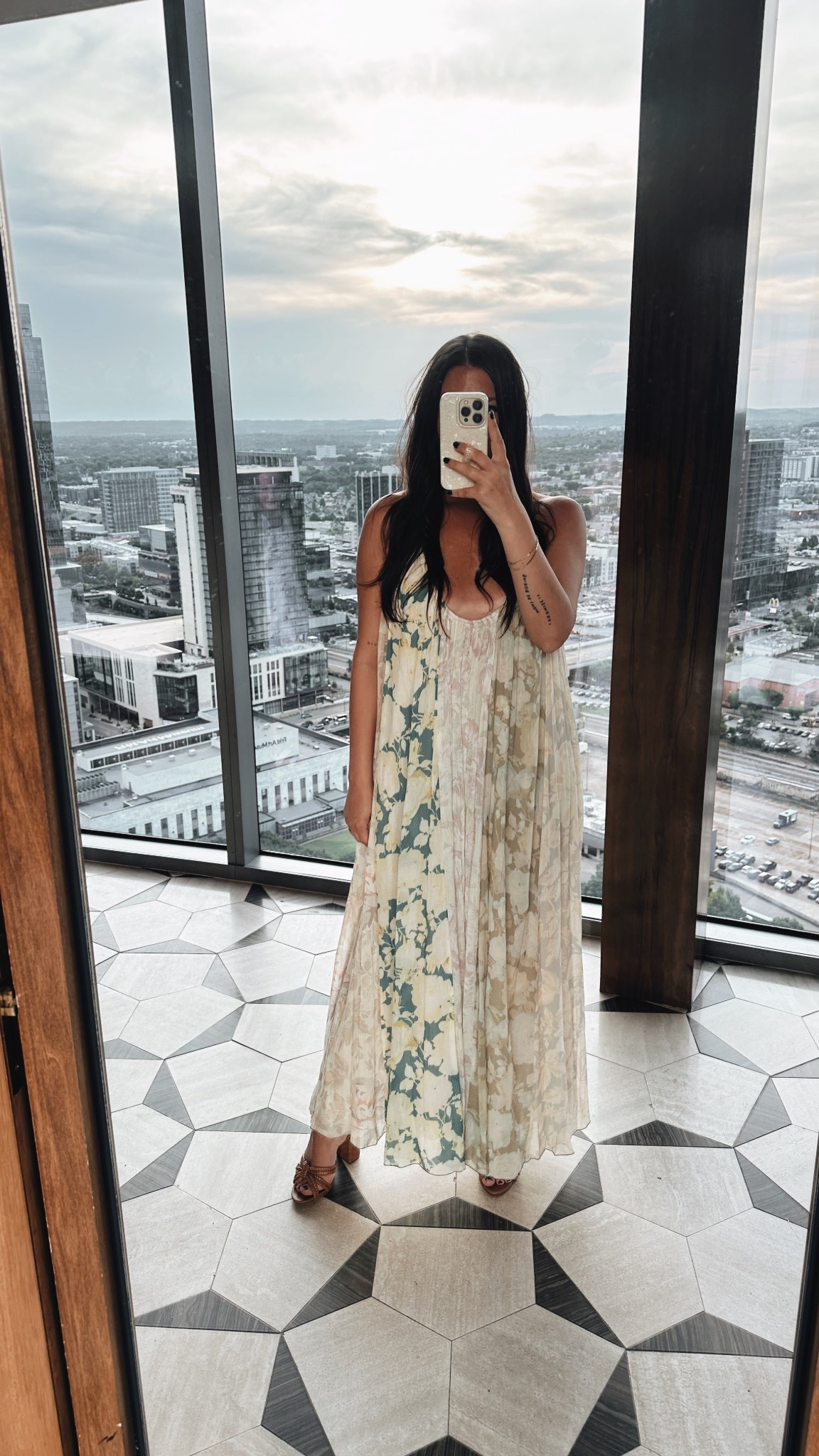 Fave summer dress / patchwork maxi 🤍 wearing a size small! 

#LTKParties #LTKBeauty #LTKStyleTip