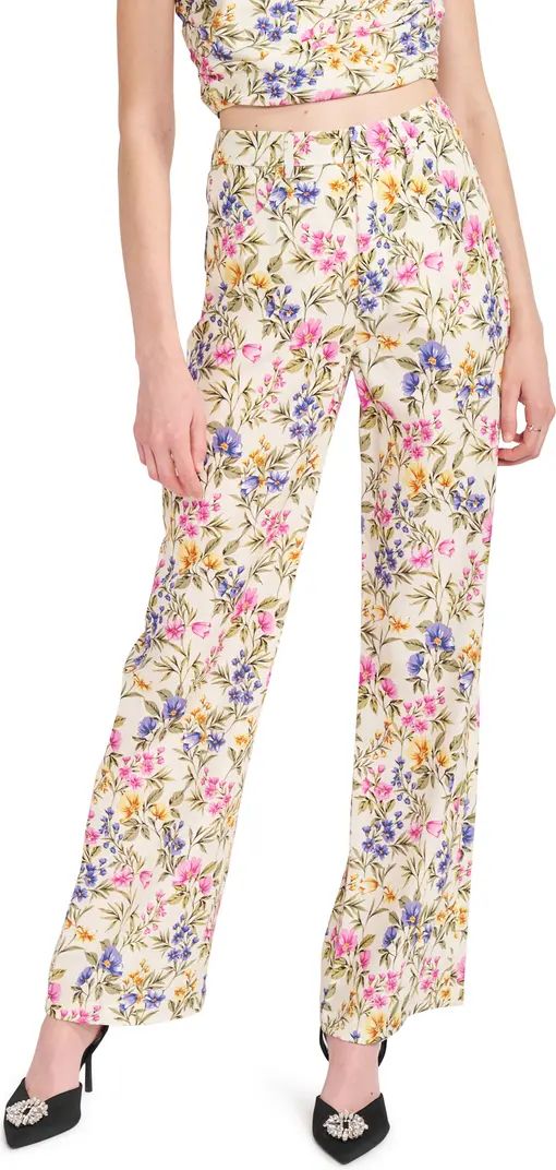 En Saison Valeria Floral Print Trousers | Nordstrom | Nordstrom