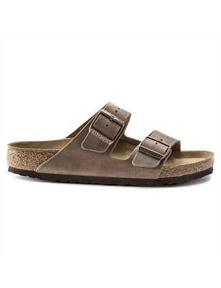 Birkenstock Women's Arizona Oiled Regular Leather Sandal | David Jones | David Jones (Australia & New Zealand)