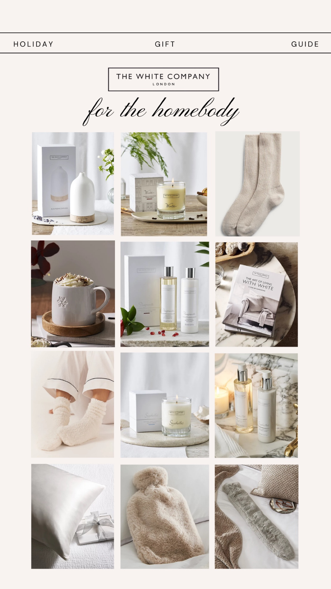 The perfect white company gifts for the loved one in your life that loves to stay at home!

#LTKgiftguide #LTKeurope #LTKuk