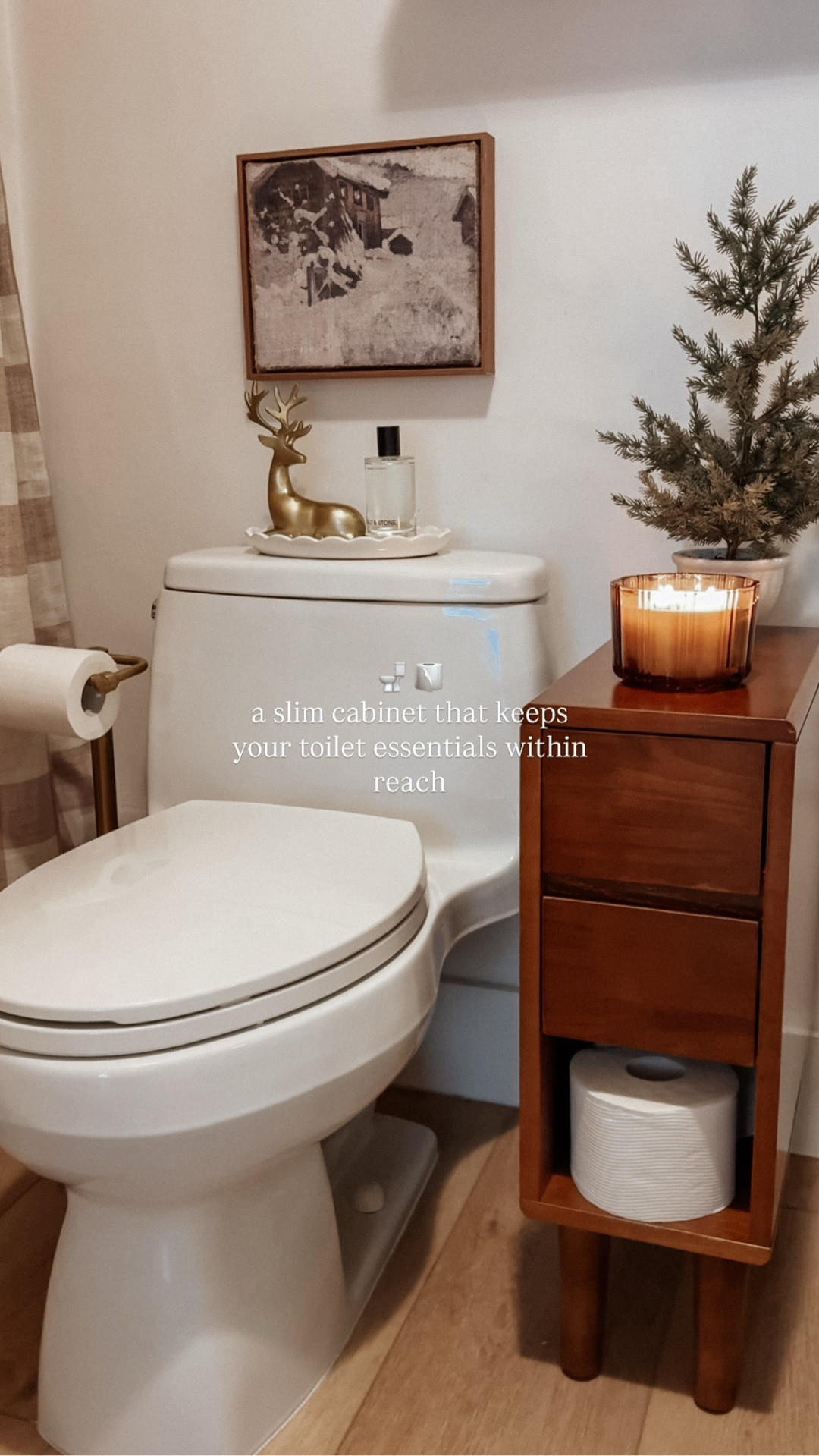 This slim storage cabinet fits right next to the toilet so you always have what you need within arm’s reach 🤍



#storagesolutions #bathroomdecor

#LTKHome
