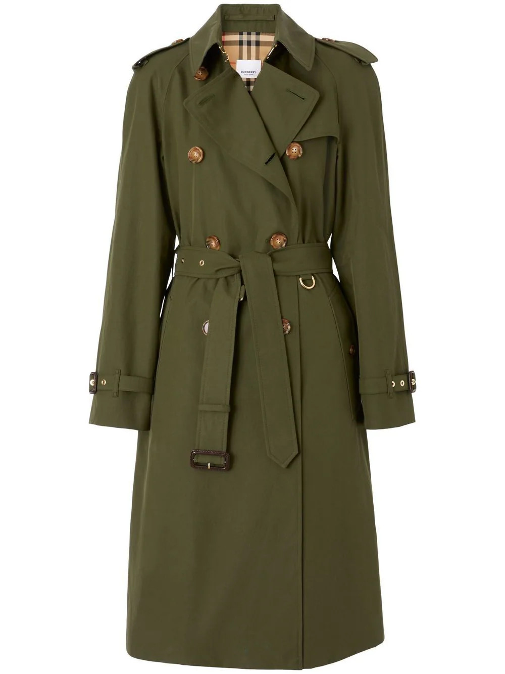 Burberry Waterloo Gabardine Trench Coat - Farfetch | Farfetch Global