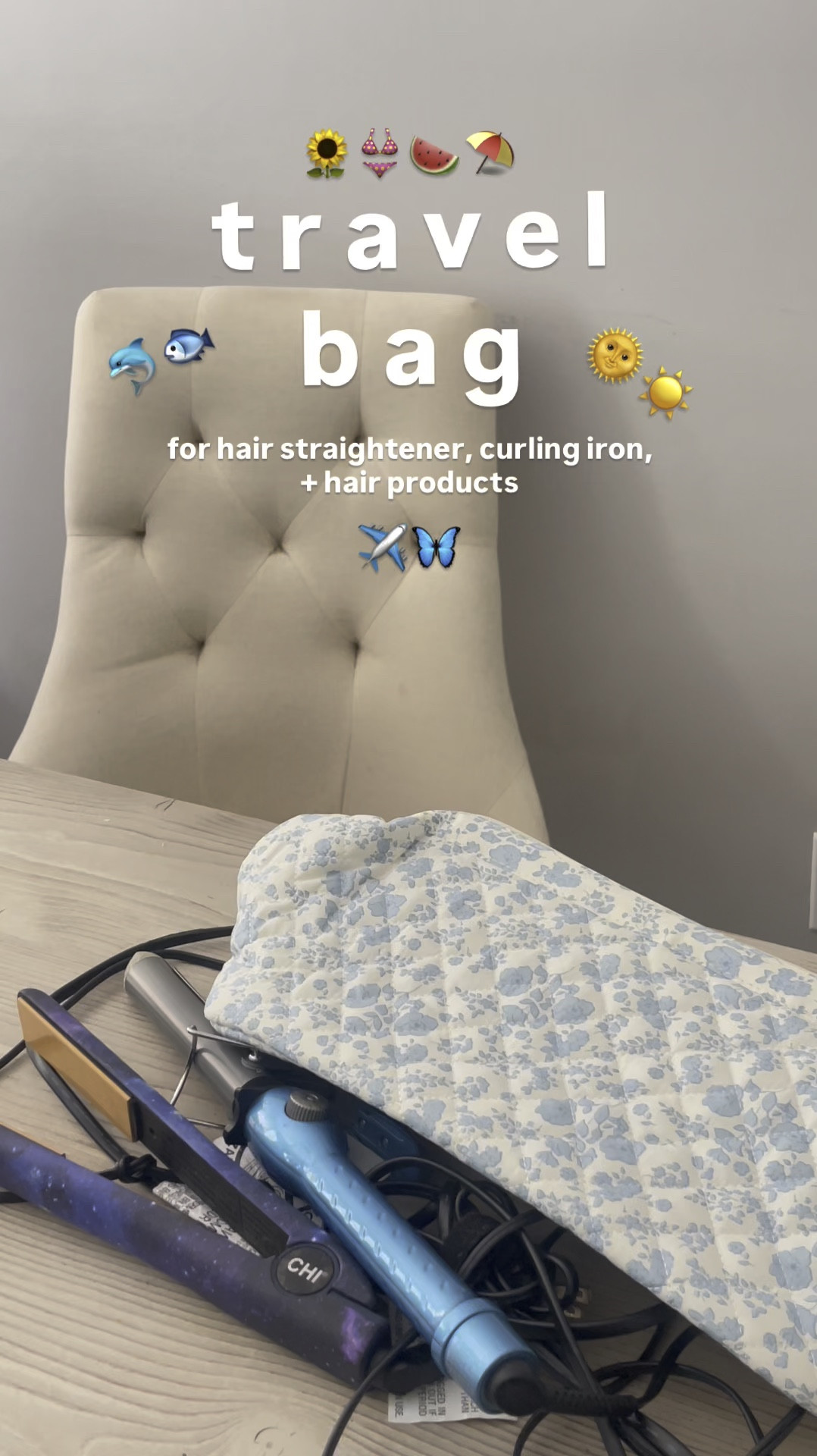 Amazon find travel accessories 
Travel bag for hair tools, hair straightener, curling iron, hair dryer and brush! 
Vacation , Amazon travel must haves 

#LTKSaleAlert #LTKTravel #LTKBeauty