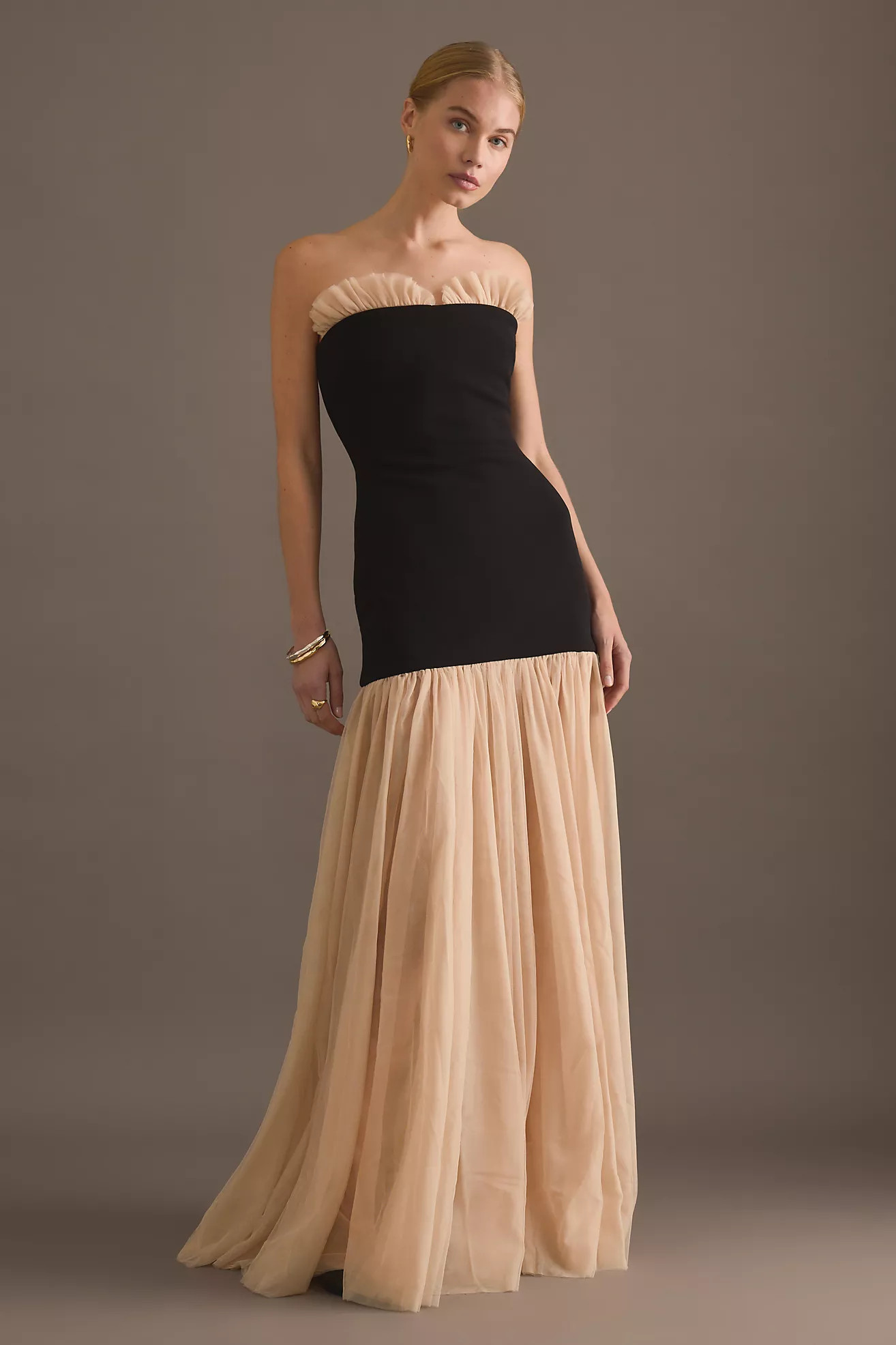 TOJHA Beverly Strapless Maxi Dress | Anthropologie (UK)