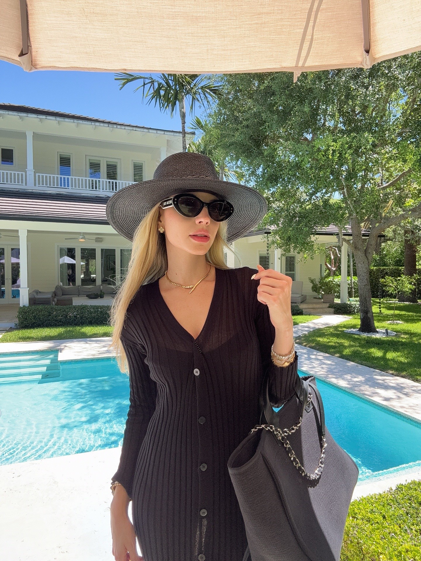 Gorro Fedora negro 