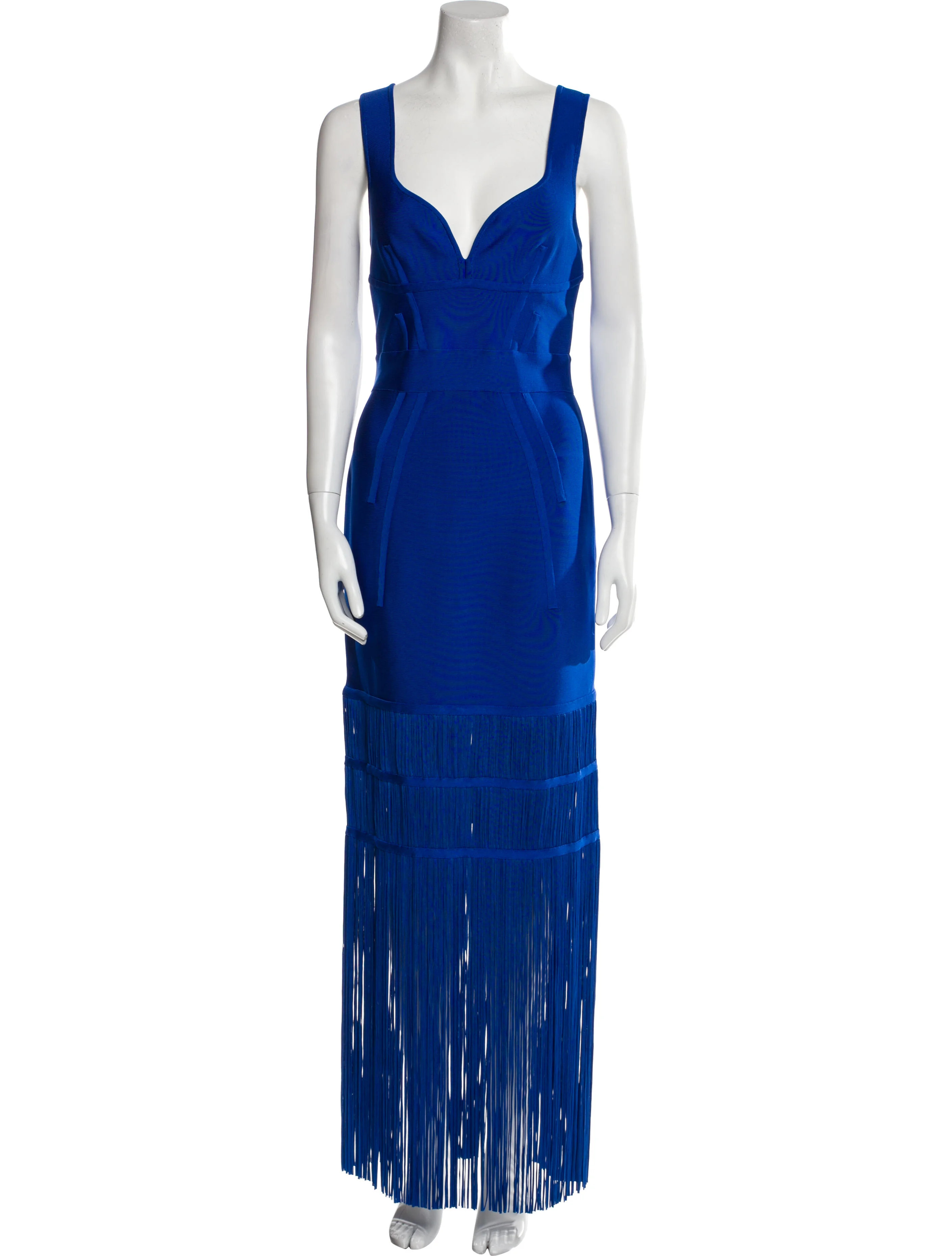 V-Neck Knee-Length Dress | The RealReal