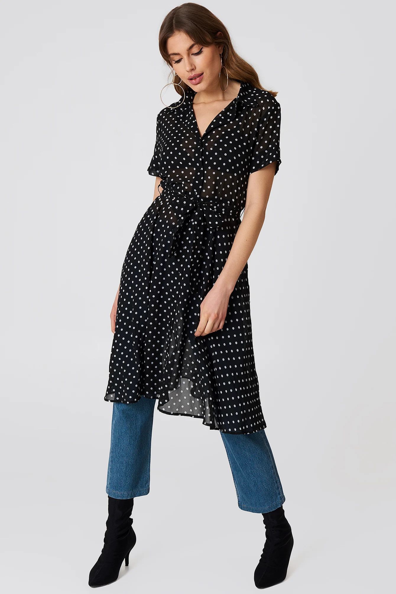 Chiffon Shirt Dress | NA-KD Global