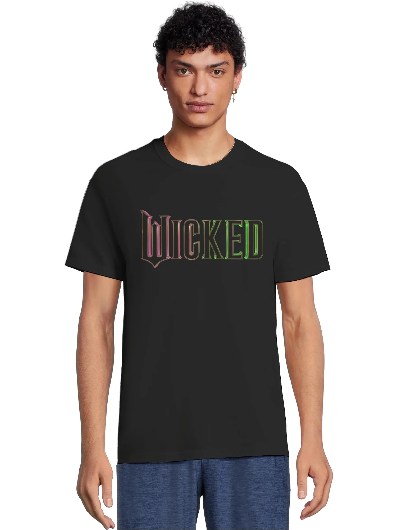 Wicked Movie Men's & Big Men's Graphic Tee with Short Sleeves, Sizes S-3XL | Walmart (US)
