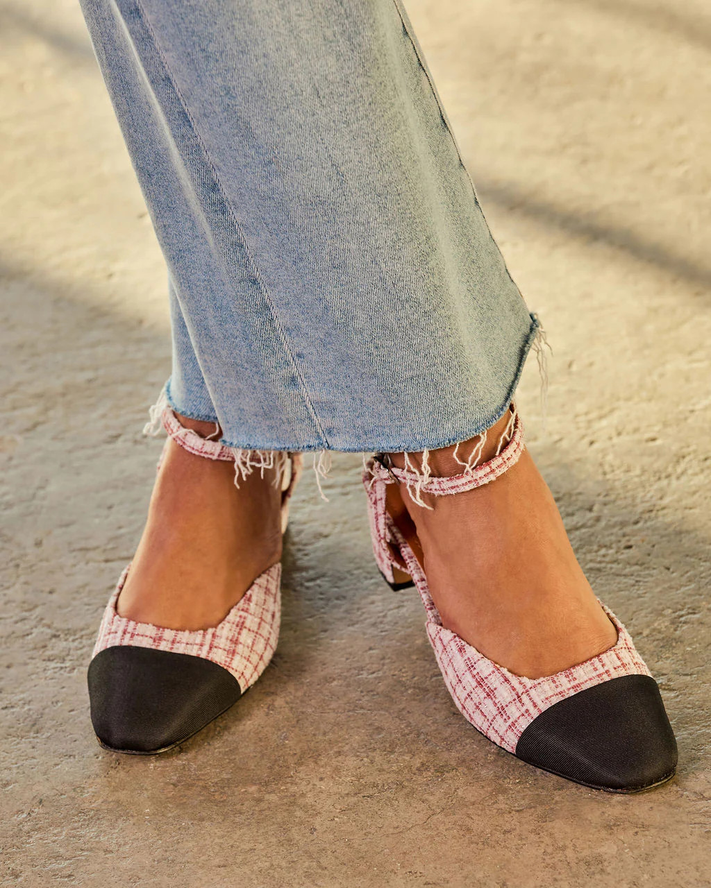 Rosalea Tweed Kitten Heels | VICI