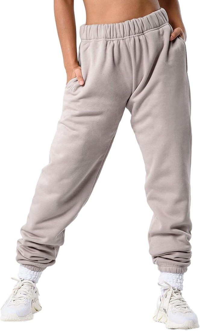 Kamo Fitness CozyTec High-Waisted Sweatpants for Women Baggy: Comfy Lounge Pants with Pockets Cra... | Amazon (US)
