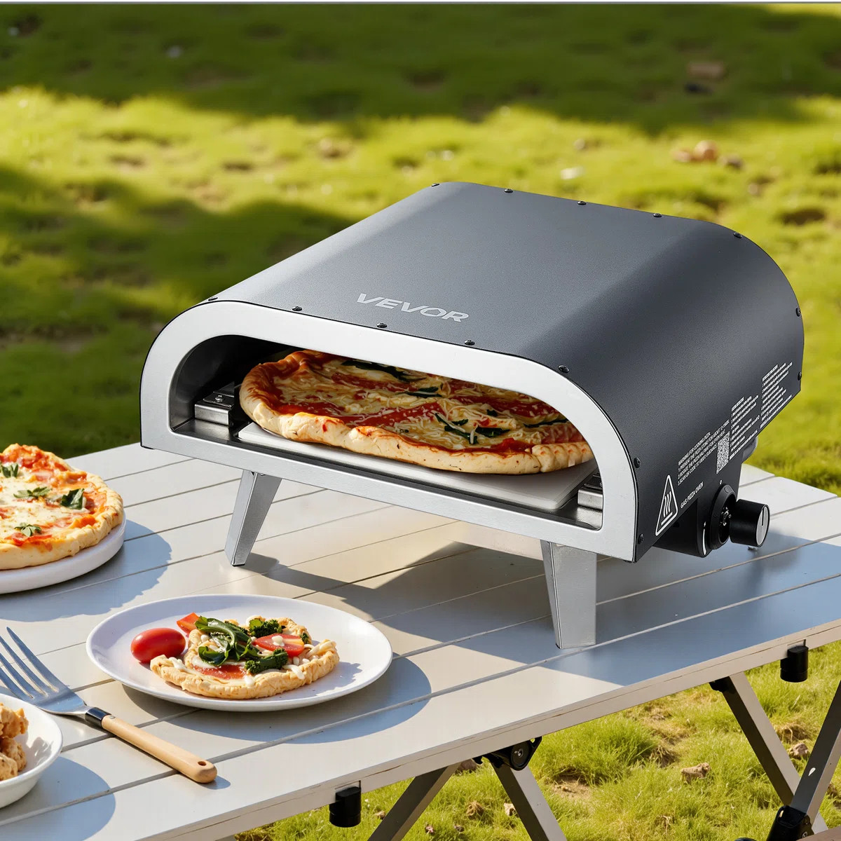 Propane Outdoor Pizza Oven, 12 Inch Gas Pizza Maker, Portable Pizza-Cooker with Thickened Pizza-S... | Wayfair North America