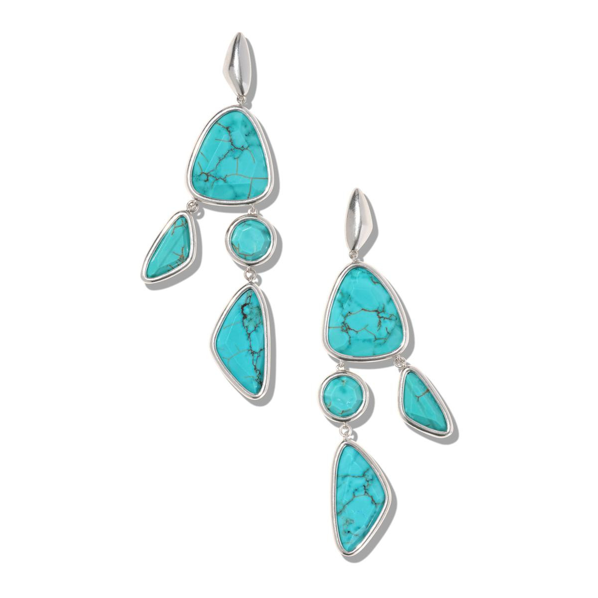 Kendra Scott Margot Gemstone Statement Drop Earrings | HSN