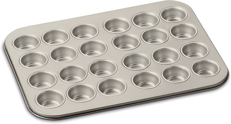 Cuisinart Chef's Classic Nonstick Bakeware 24-Cup Mini Muffin Pan, Champagne | Amazon (US)
