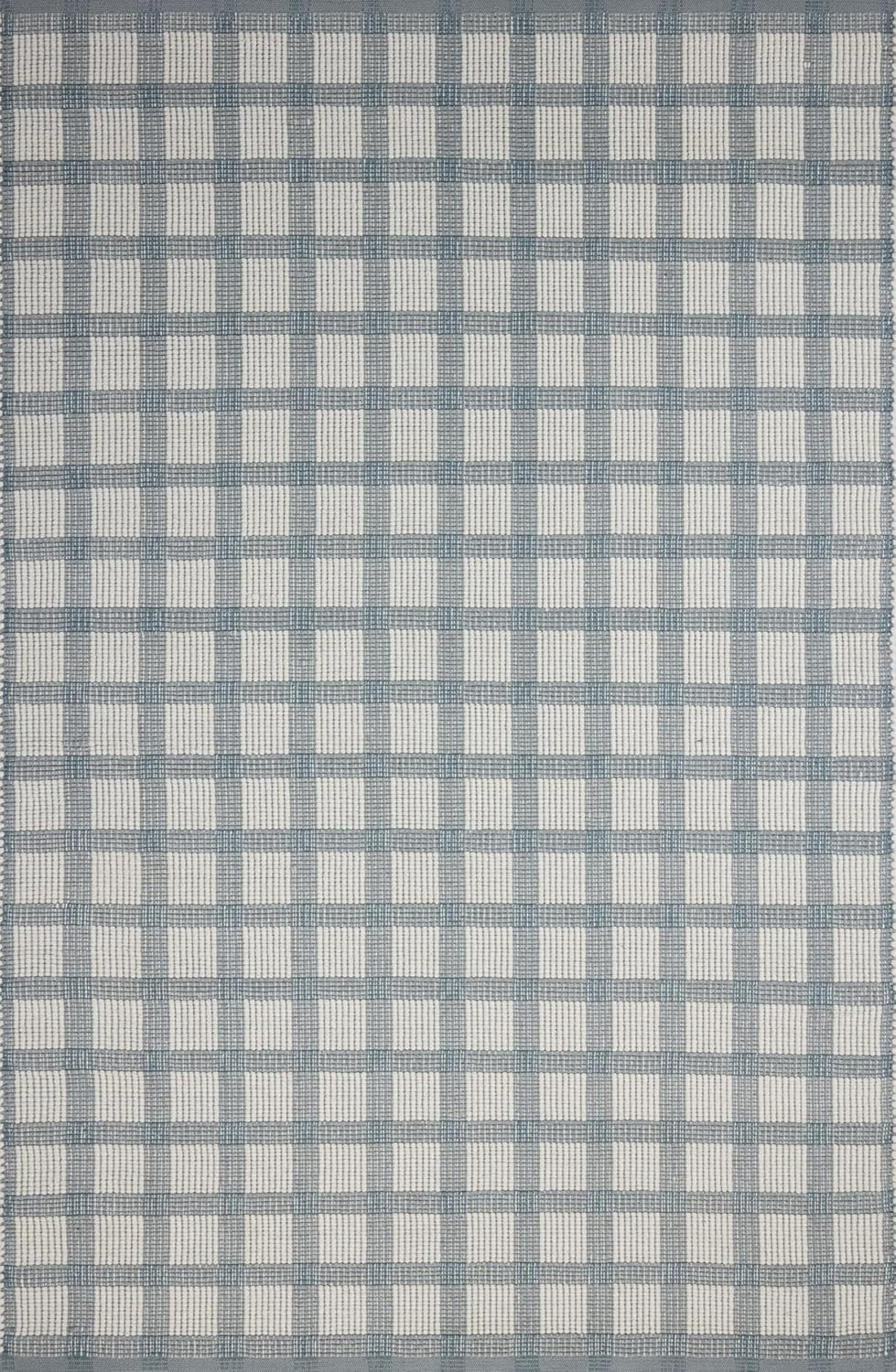 Loloi Magnolia Home by Joanna Gaines Ryder Collection RYD-02 Blue/Ivory 5'-0" x 7'-6" Area Rug | Amazon (US)