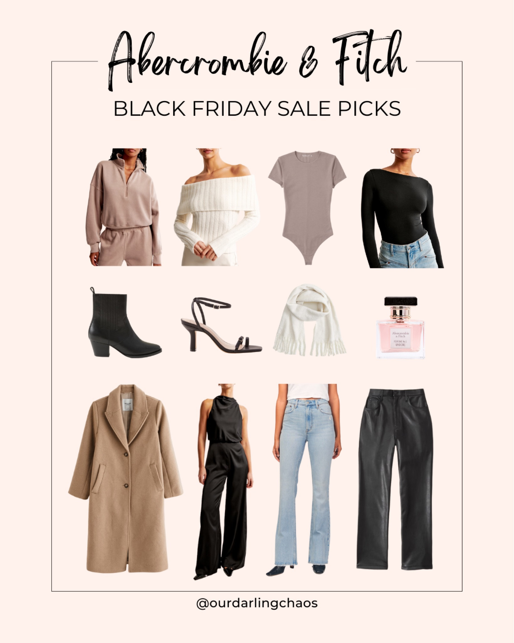 My picks from the Abercrombie and Fitch site wide sale! 
I love their bodysuits and jeans so this is the perfect time to stock up!!🖤
Also love their coats and fragrance!💞

#LTKfindsunder100 #LTKCyberWeek #LTKsalealert