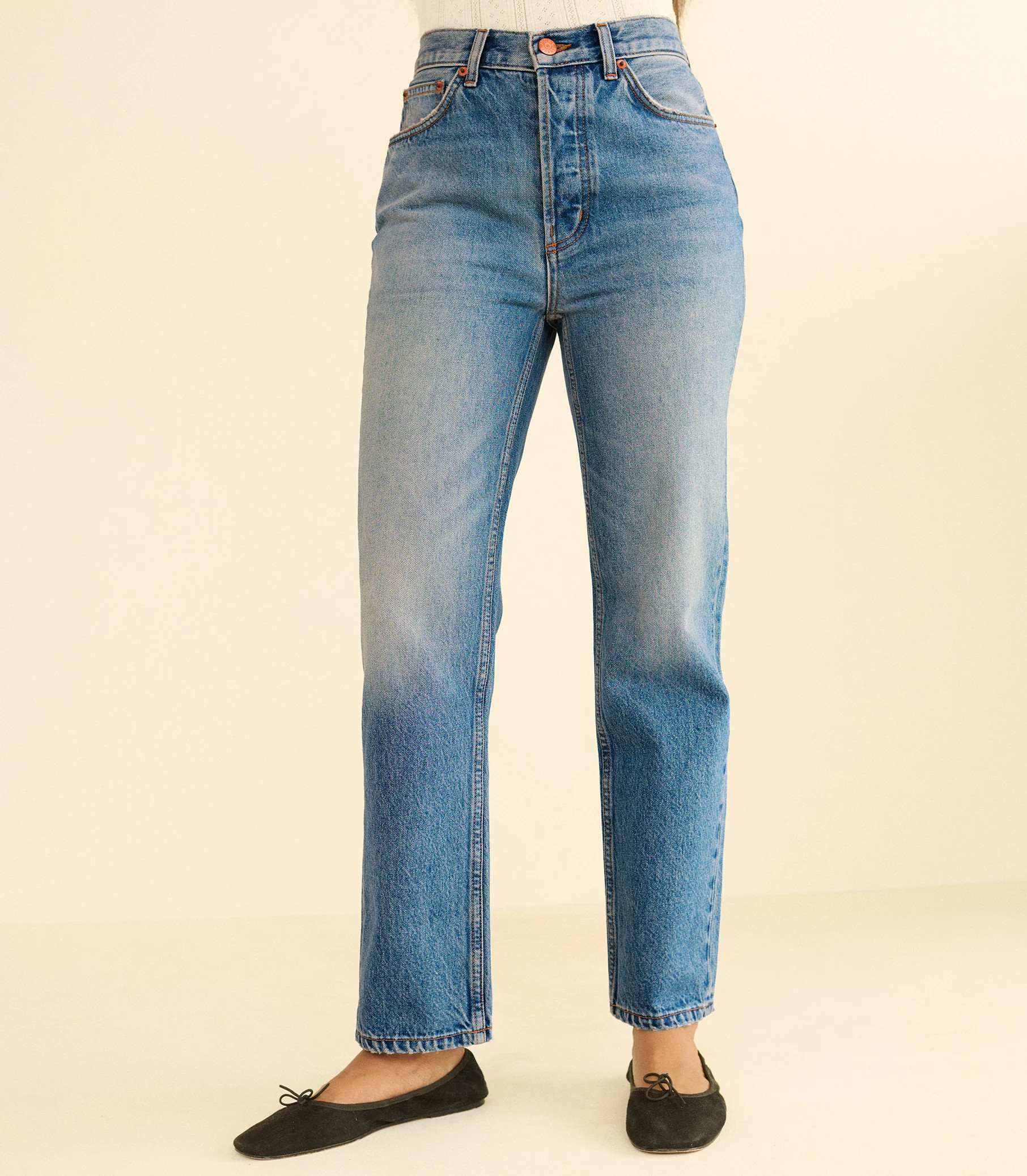 Diana Crop Jean - Geneve Wash | D\u00d4EN | DOEN