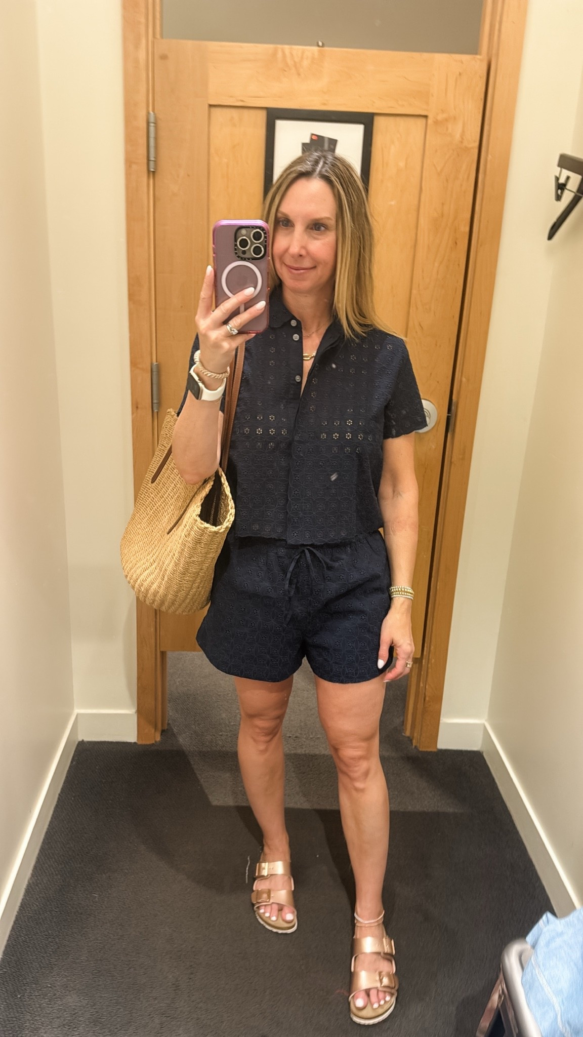 J.crew eyelet and straw bag

#LTKOver40