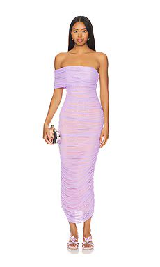 Ronny Kobo Lucia Dress in Lavender & Sherbet from Revolve.com | Revolve Clothing (Global)