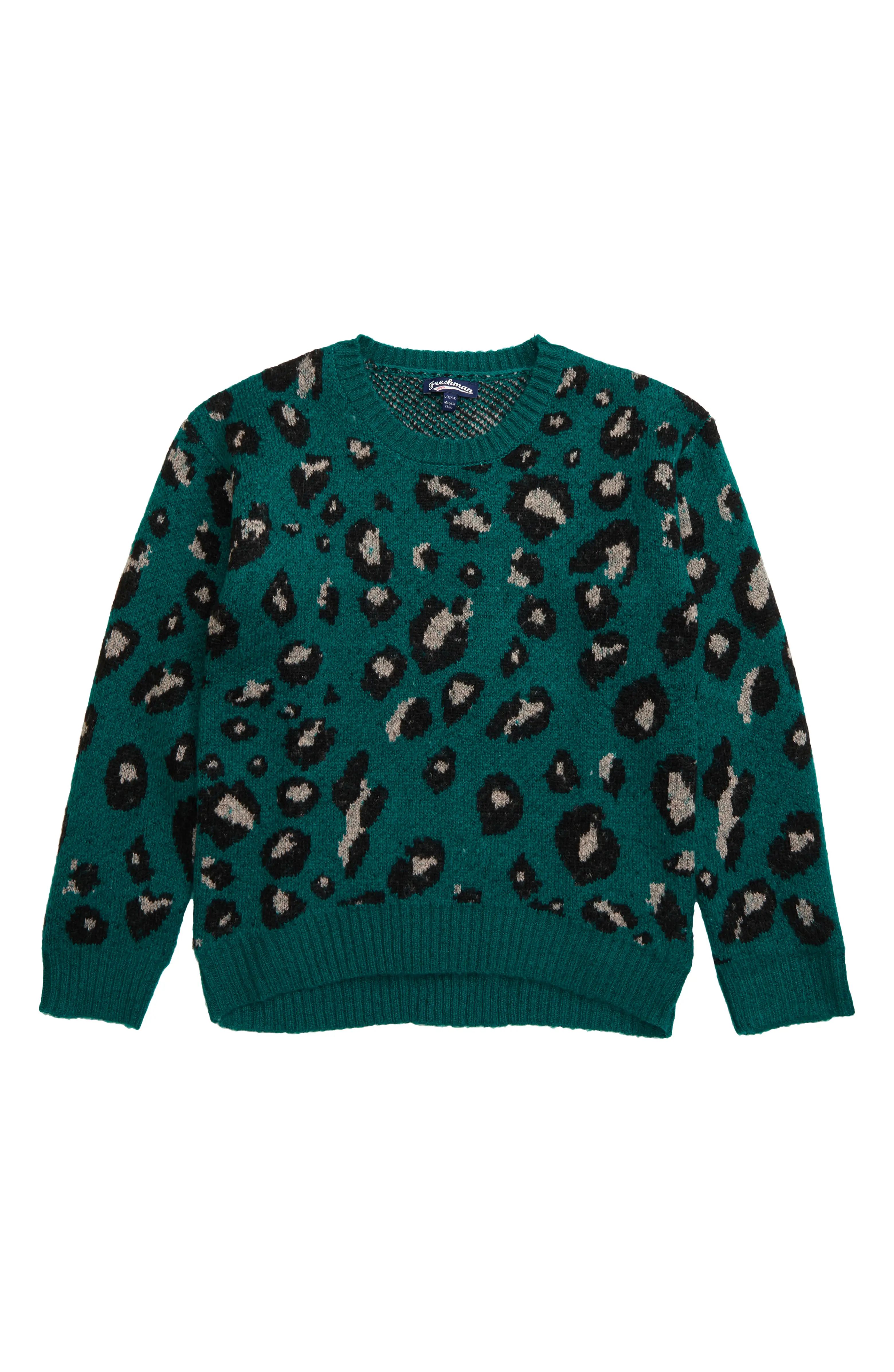 Leopard Crewneck Sweater | Nordstrom