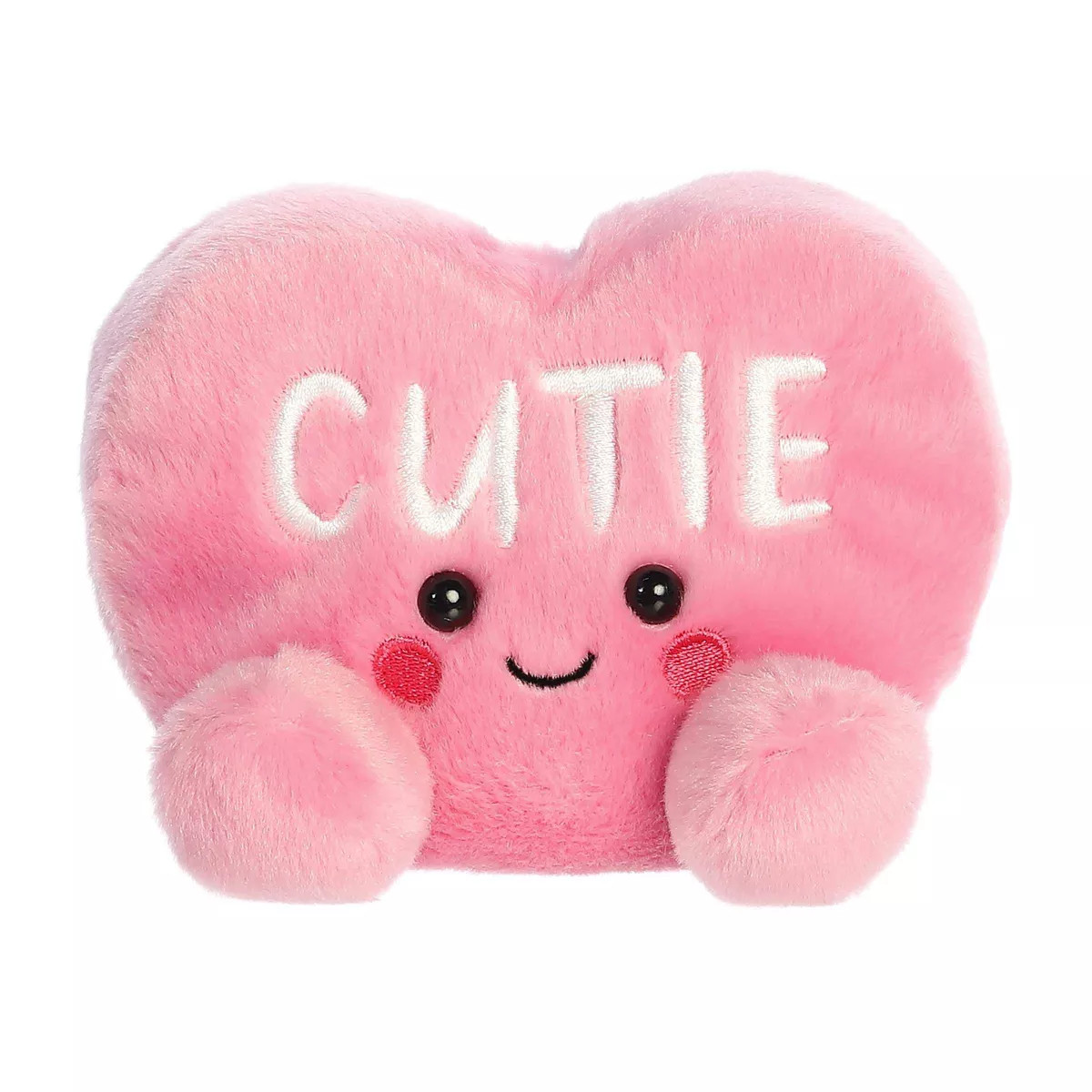 Aurora Mini Cutie Candy Heart Palm Pals Adorable Stuffed Animal Pink 5" | Target