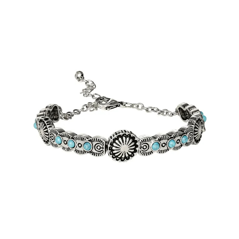 Jessica Simpson Turquoise Stone Bracelet | Walmart (US)