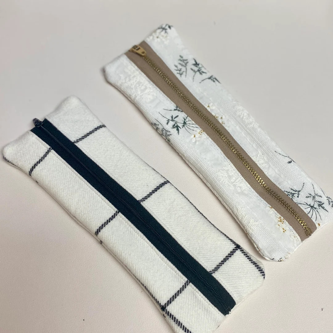 Custom Flat Zipper Pen Pouch - Etsy | Etsy (US)