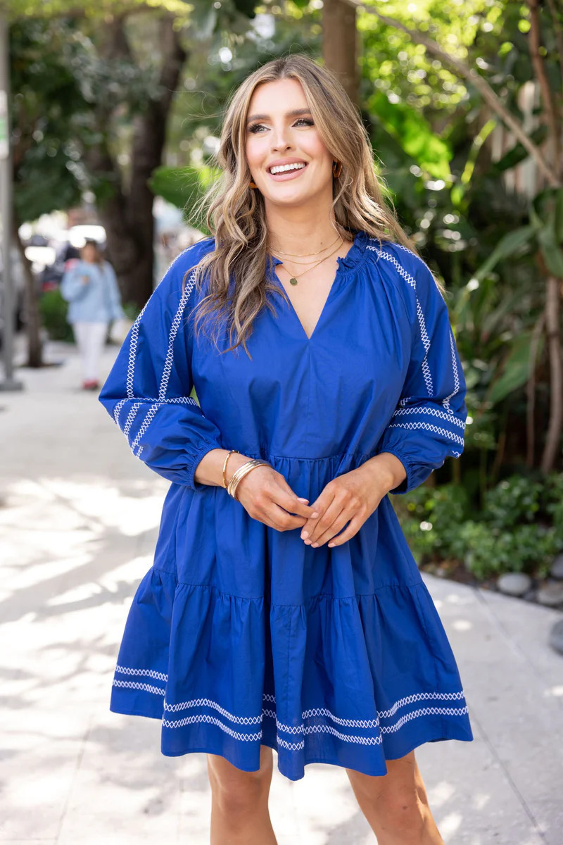 Sonja Dress- Blue | Avara