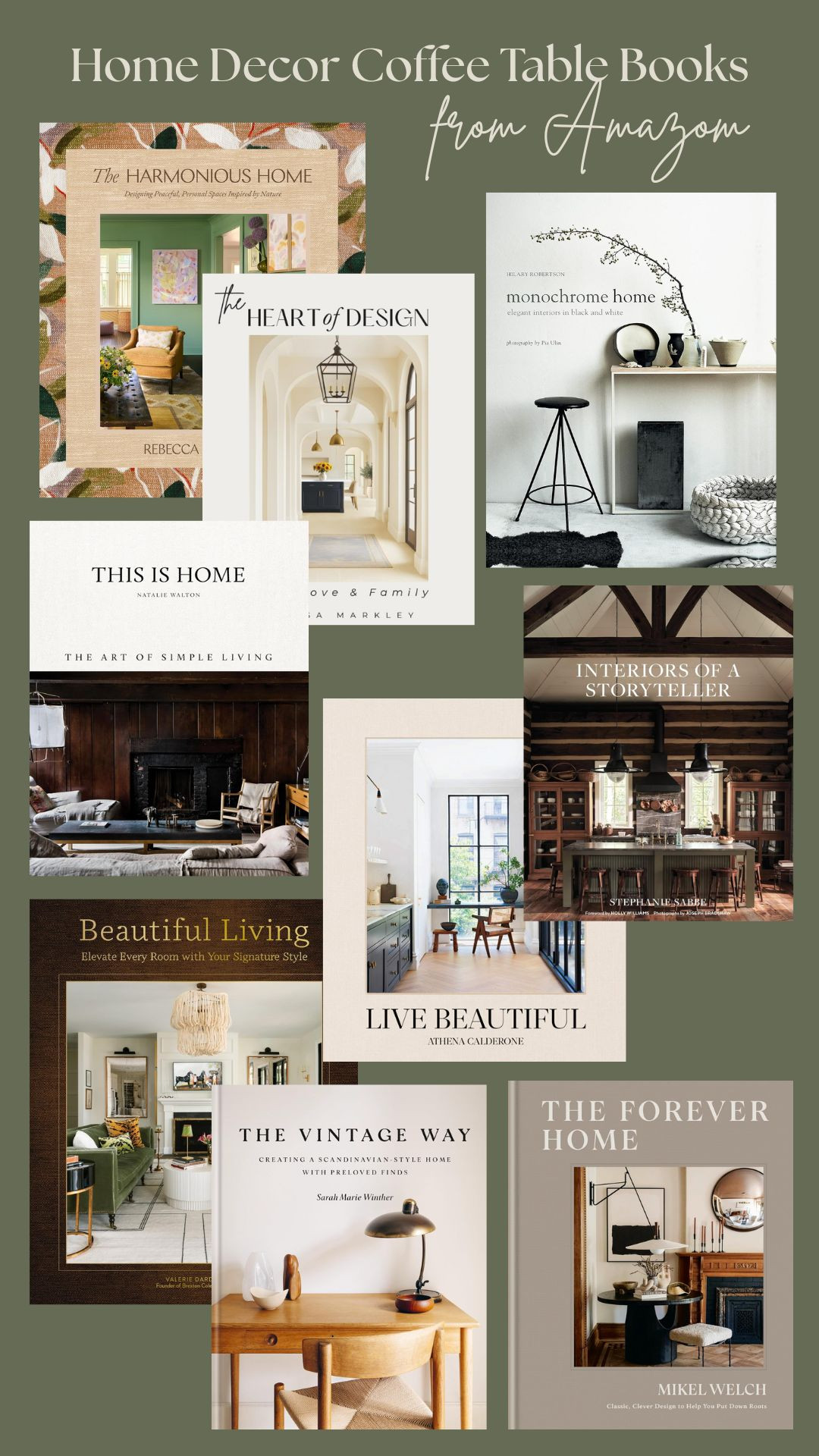 Home decor coffee table books from amazon

 

 #LTKHome