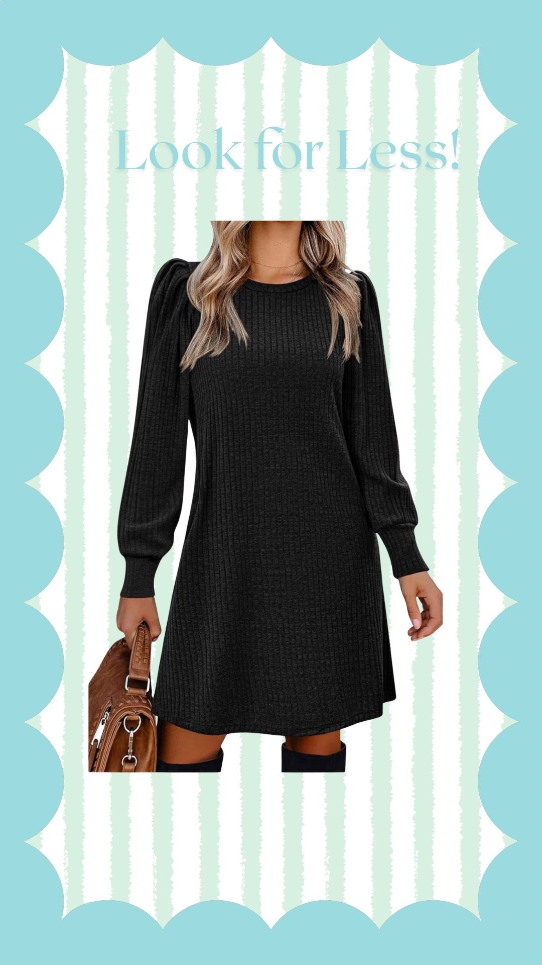 Amazon strikes again with a look for less!! I would add a vest, layer this a few layered necklaces and bangles or bracelets of your choice! Perfect for tights and boots and comes in an array of colors under $40!

#fall #falldress #dress #lookforless #amazon #amazonfind #amazonfashion #sweater #sweaterdress #momstyle #layer #clasic 

#LTKSeasonal #LTKHoliday #LTKFindsUnder50