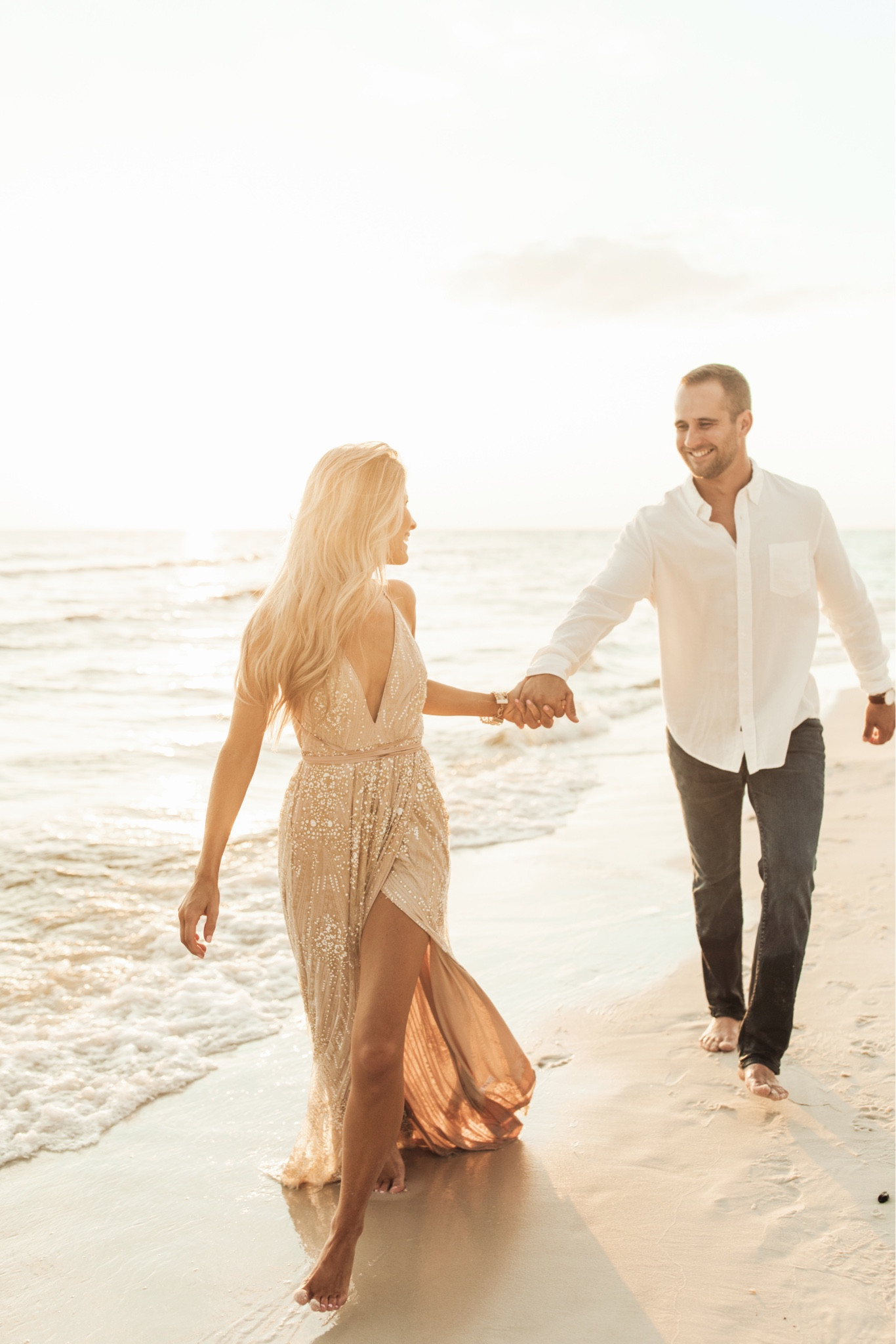 Engagement photo outfit. Beach dress. Photo shoot dress. Maternity shoot dress. Fluffy dress. BoHo dress. Wrap maxi dress. Gold dress.

#LTKstyletip #LTKSeasonal #LTKunder100
