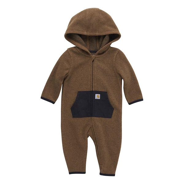 Carhartt Fleece Full Zip Coverall Baby 9 mo. Brown | Scheels