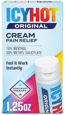 Icy Hot Original Pain Relief Cream, Fast-Acting Pain Relief with Menthol 10% and Methyl Salicylat... | Amazon (US)