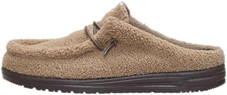 HEYDUDE Men's Wally Slip Sherpa Slip-On Mules | Lightweight Comfortable Shoes for Travel & Casual... | Amazon (US)
