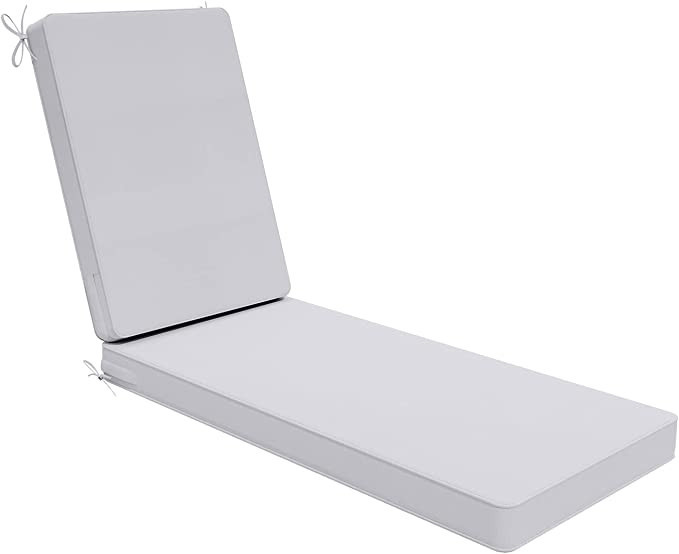 AAAAAcessories Outdoor Chaise Lounge Cushions for Patio Furniture Lounge Chairs, Water Resistant ... | Amazon (US)