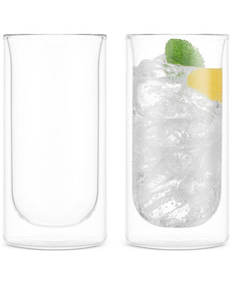SKAL Double-Walled Gin Tonic/Highball Glasses, Set of 2 | Macy's