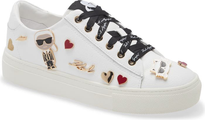 Cate Pin Logo Sneaker | Nordstrom