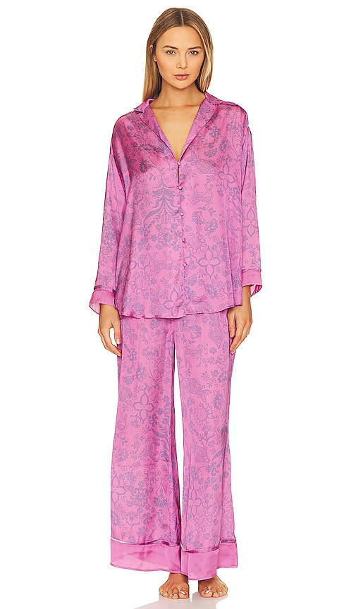Free People Dreamy Days Pajama Set in Purple. - size XL | Revolve Clothing (Global)