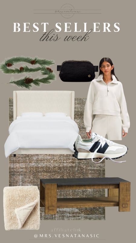This week’s best sellers include our bedroom bed, our coffee table in the Great room and rug, and more! 

Holiday, Gift guide, Gift guide for her, gift ideas for her, bedroom, coffee table, garland, belt bag, throw blanket, new balance sneakers, lululemon scuba, lululemon, rug, Wayfair, Pottery Barn, Joss and Main, 

#LTKHoliday #LTKCyberWeek #LTKGiftGuide