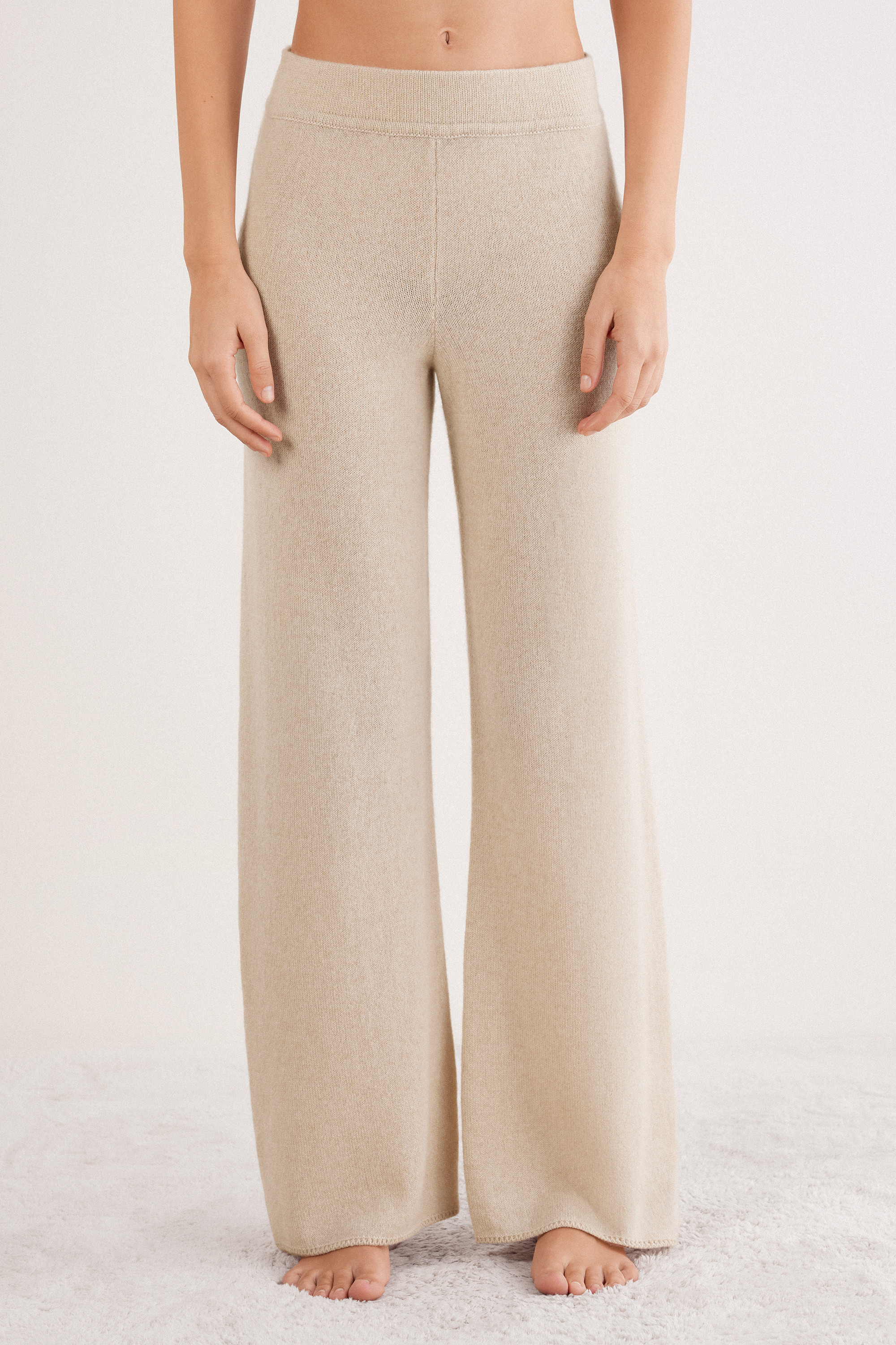 Full Length Palazzo Pants in 100% Cashmere - Intimissimi | Intimissimi (US)