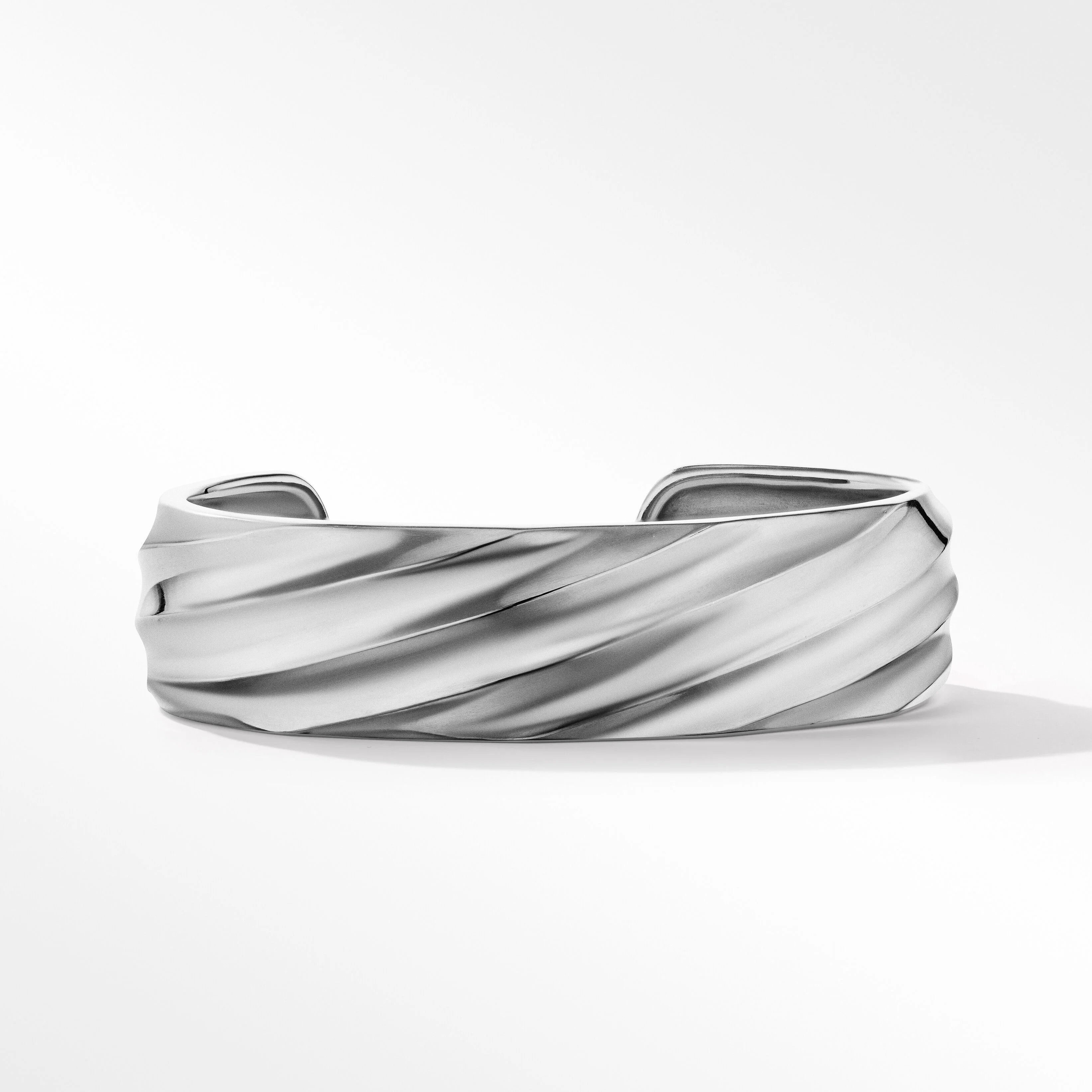 Cable Edge® Cuff Bracelet in Recycled Sterling Silver | David Yurman