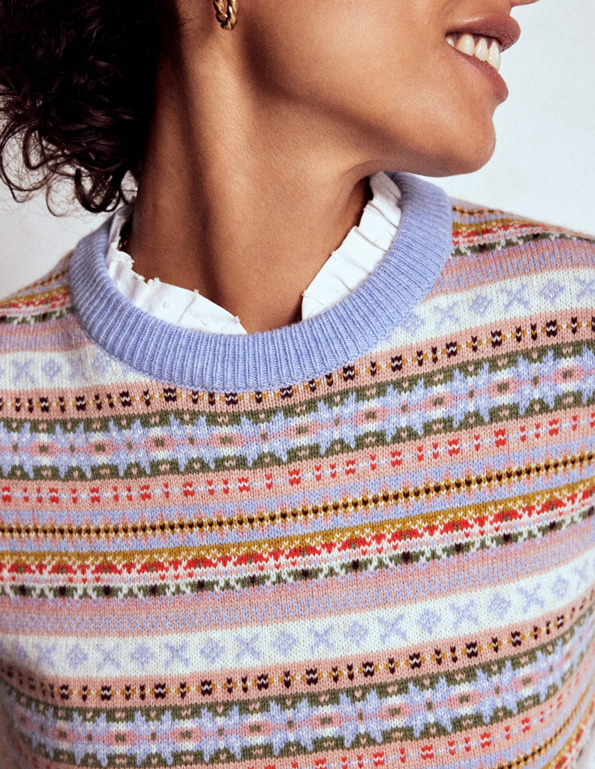 Edie Fair Isle Vest-Heritage Fair Isle | Boden (US)