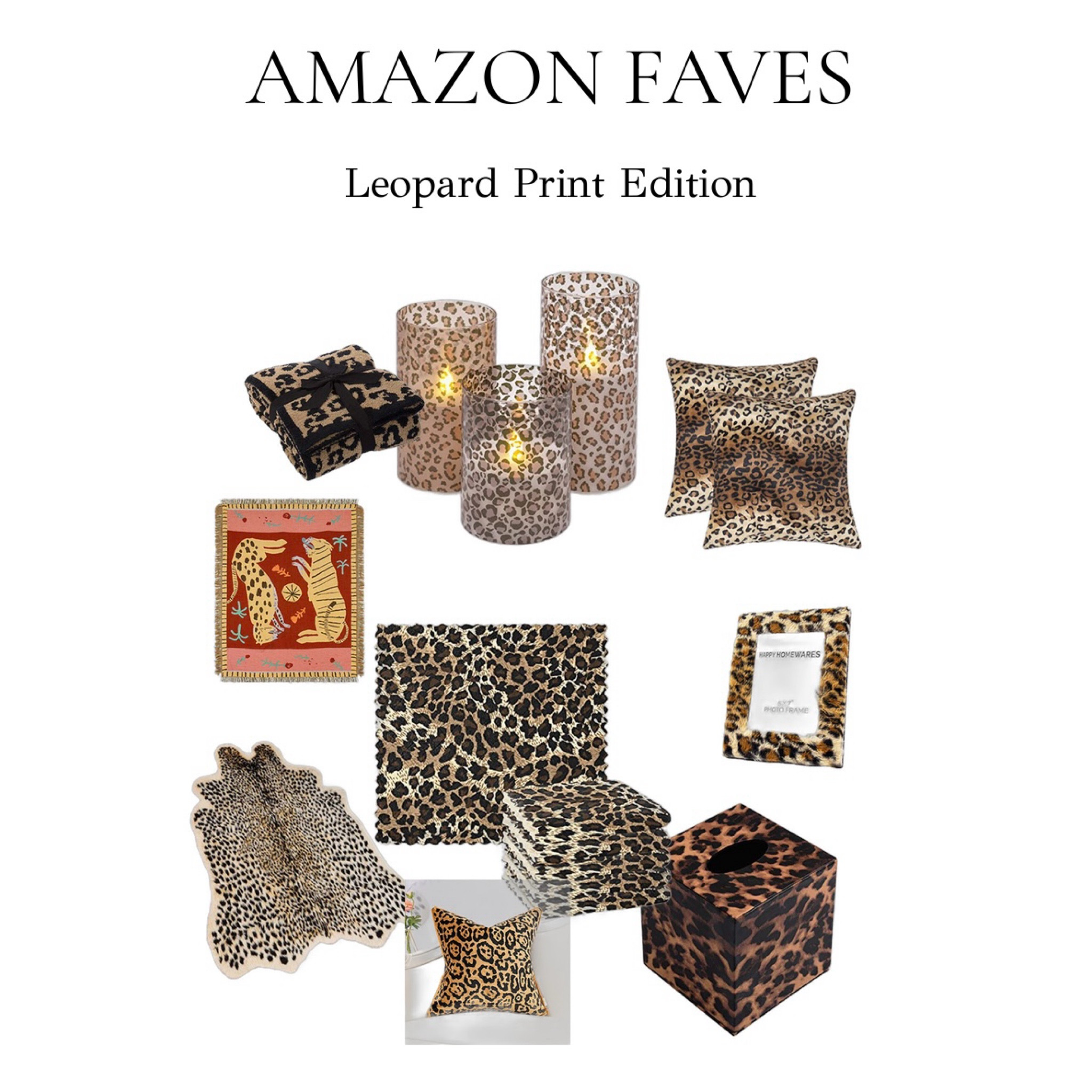 My faves leopard print home decor on Amazon! 

Whats your fave?

Amazon favorites, Amazon home decor, leopard print, leopard print decor, leopard print home decor, leopard print blanket, leopard print pillow, throws, throw blanket, pillow, throw pillow, home decor, leopard print rug, animal print, animal print home decor, home inspo, candles, led candles, faux candles

#LTKfindsunder100 #LTKhome #LTKfindsunder50